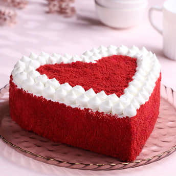 Heart Shape Red Velvet Crumb Cake Heart Shaped Red Velvet Cake for Anniversary