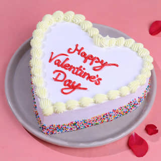 Top View of Valentines Day Cake Top View of Valentines Day Cake