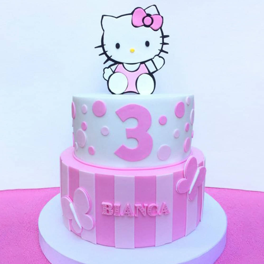Hello kitty frills Cakes – Lushcups Designer Cupcakes