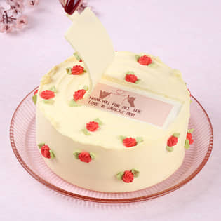 Hidden Message For Mom Cake