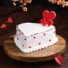 Hidden Message Heart Shaped Chocolate Cake