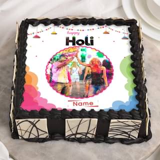 Photo Cake for Holi