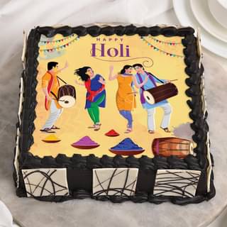 Holi Poster Cake