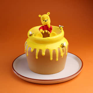 Honey Pot Pooh Bear Cake