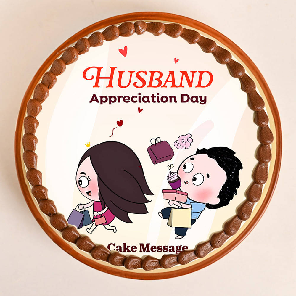 Husband Appreciation Photo Cake