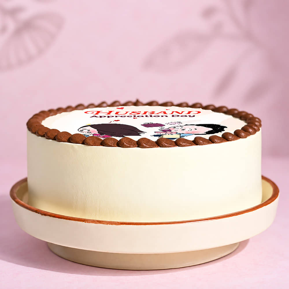 Husband Appreciation Photo Cake