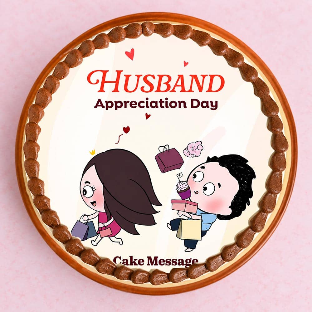 Husband Appreciation Photo Cake