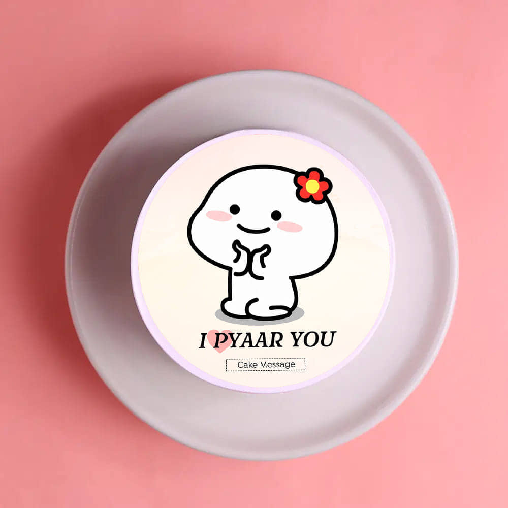 I Pyaar You Bento Cake