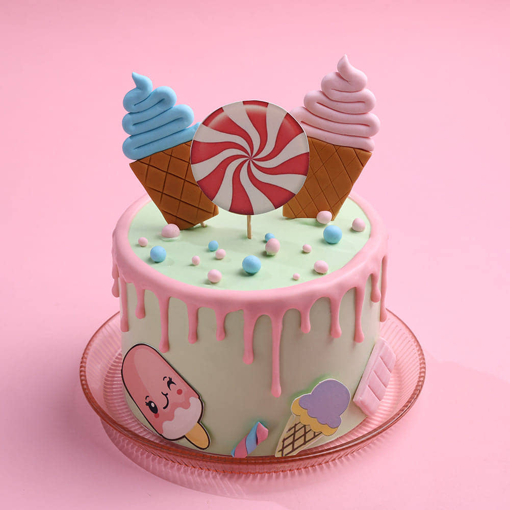 Icecreams N Candies Drip Cake