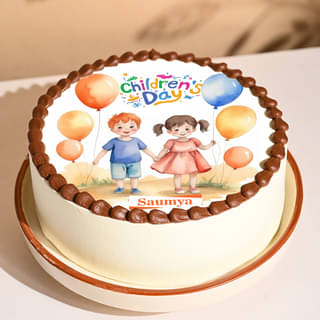 Balloon Buddies Childrens Day Cake