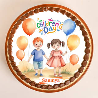 Balloon Buddies Childrens Day Cake