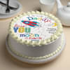 Round Photo Cake- Gifts for Fathers Day