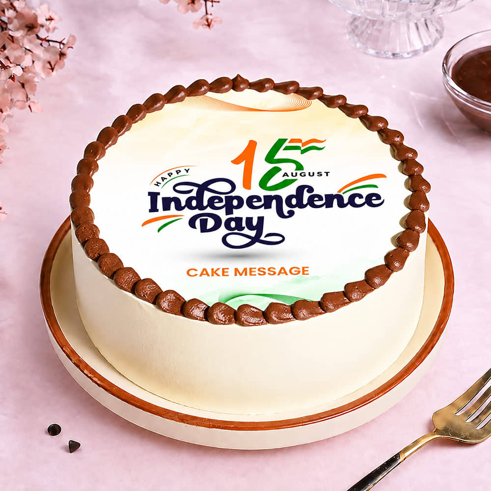 Independence Day Tricolour Cake