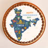 Top View of Indian Pride Cake