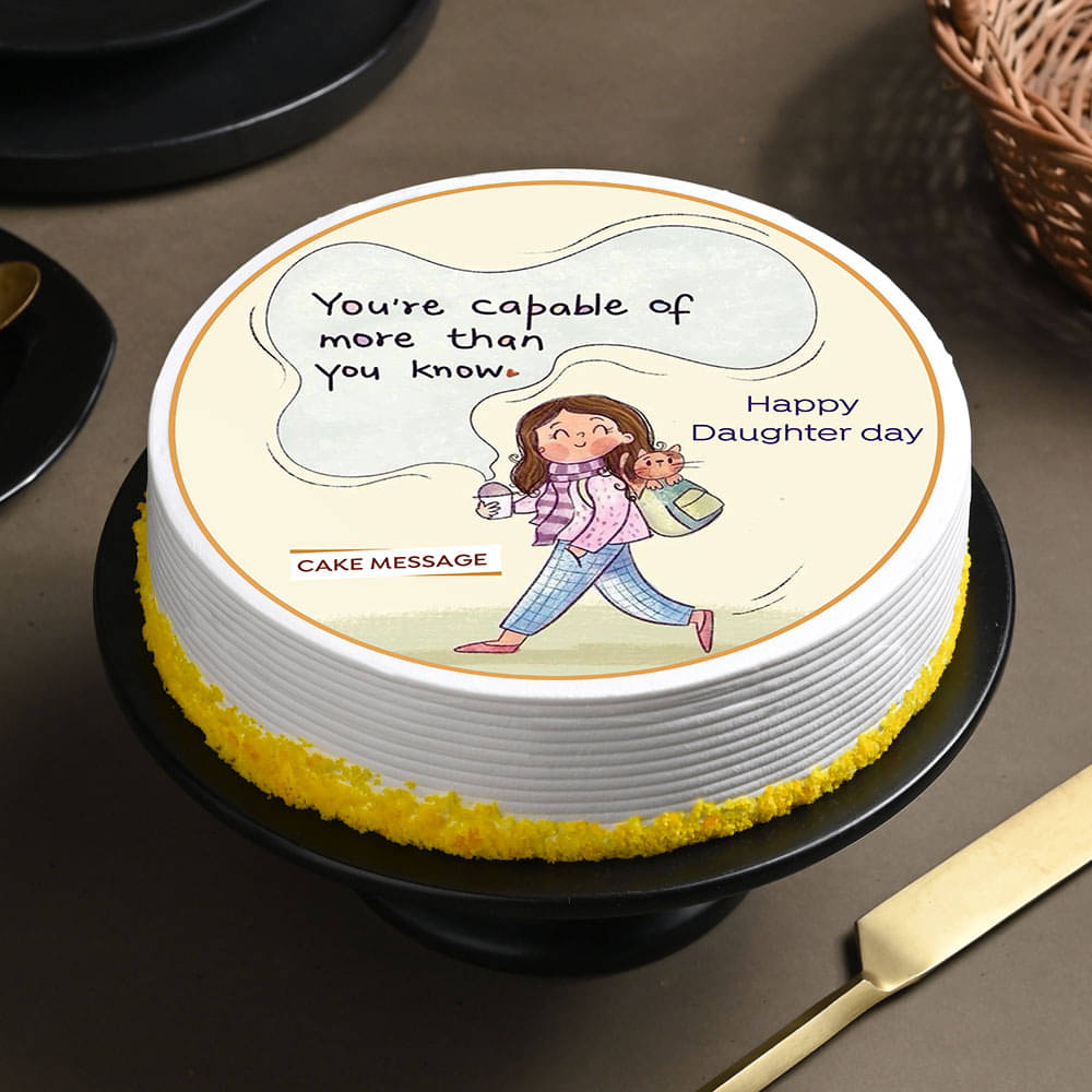 Inspirational Daughters Day Cake