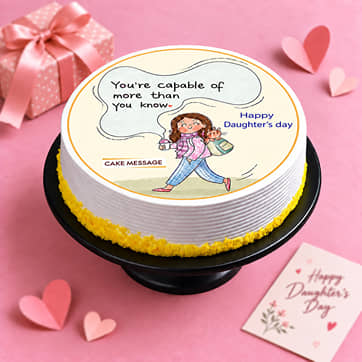 Inspirational Daughters Day Cake Inspirational Daughters Day Cake