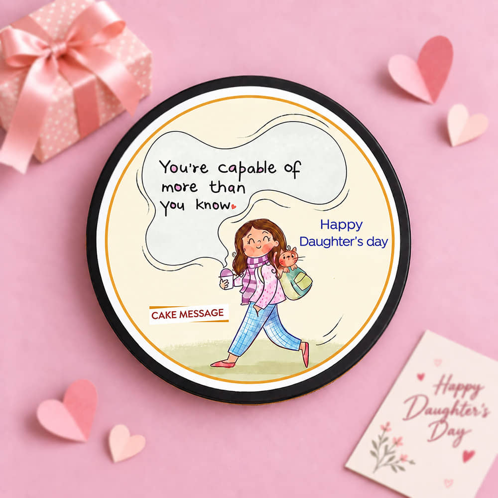 Inspirational Daughters Day Cake