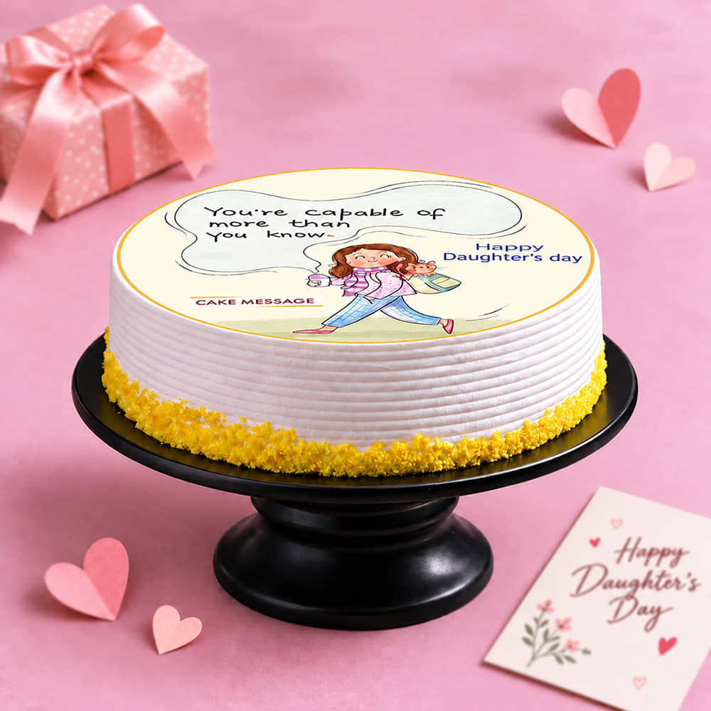 Inspirational Daughters Day Cake
