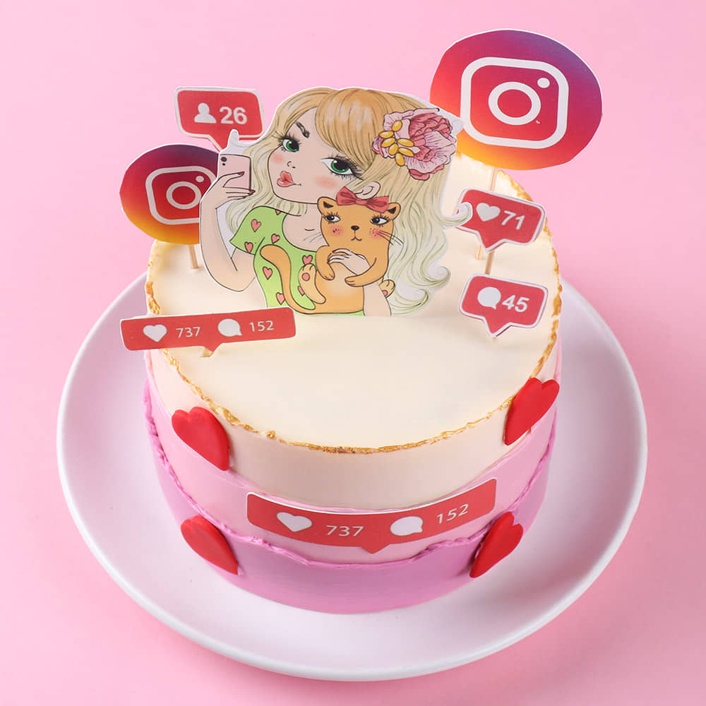 Instagram Influencer Cake