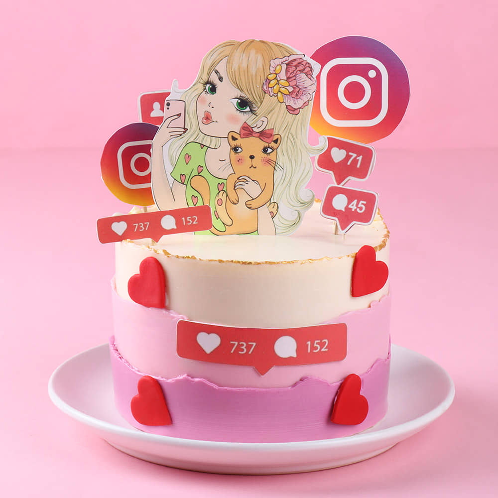 Instagram Influencer Cake