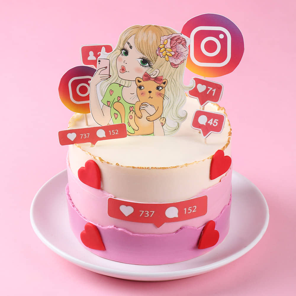 Instagram Influencer Cake