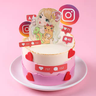 Influencer Style Instagram Cake Influencer Style Instagram Cake