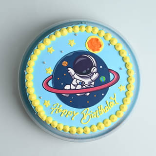 Top View of Intersteller Space Cake