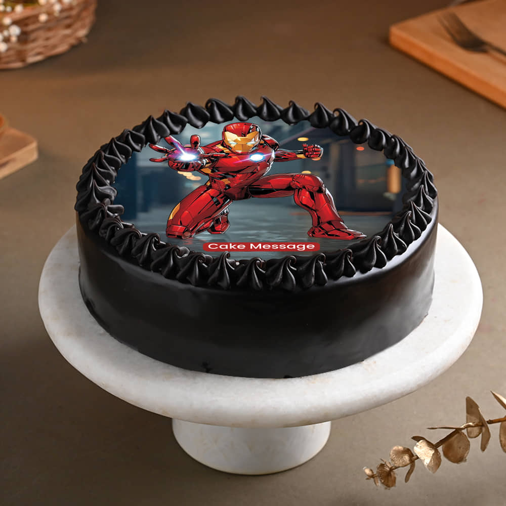 Iron Man Theme Cake