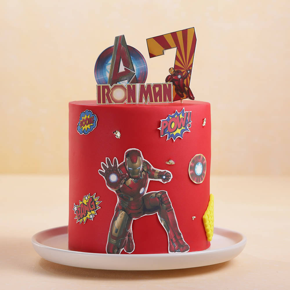 Ironman Superhero Cake Ironman Superhero Cake