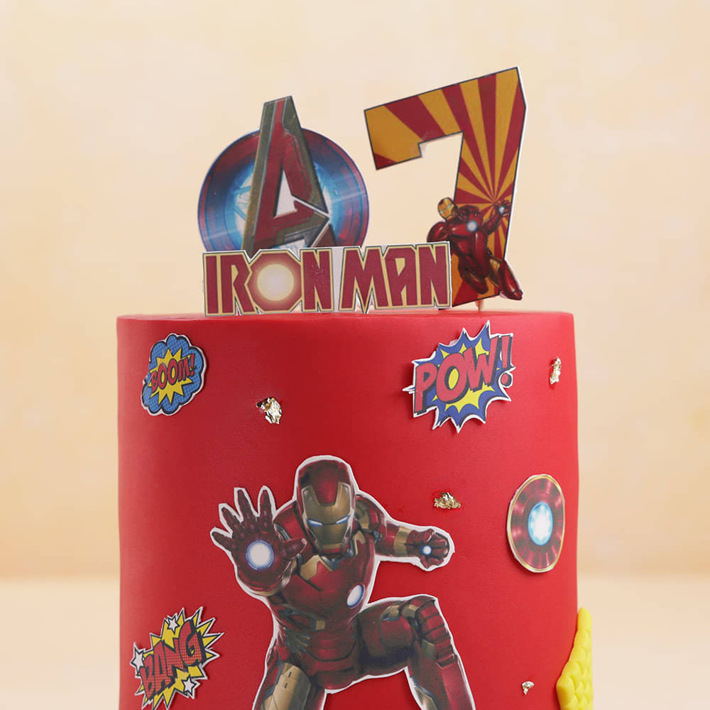 Ironman Superhero Cake