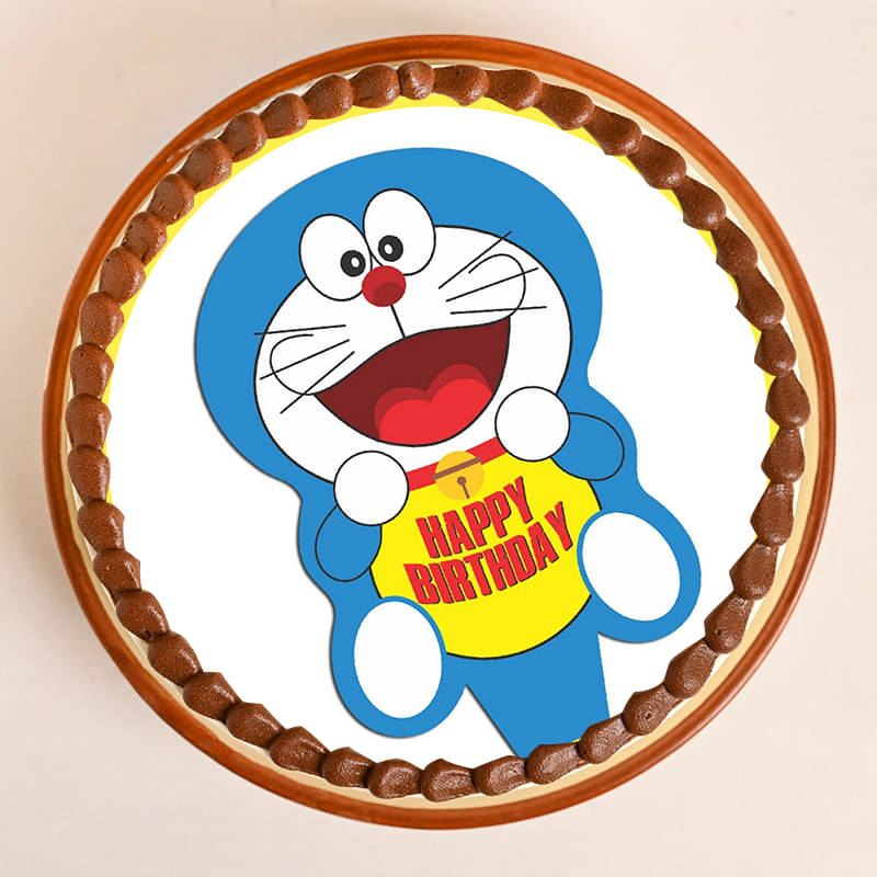 Doraemon Kids Chocolate Poster Cake Doraemon Choco Cake