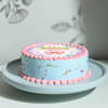 Side View Of Fluttery Butterfly Photo Cake