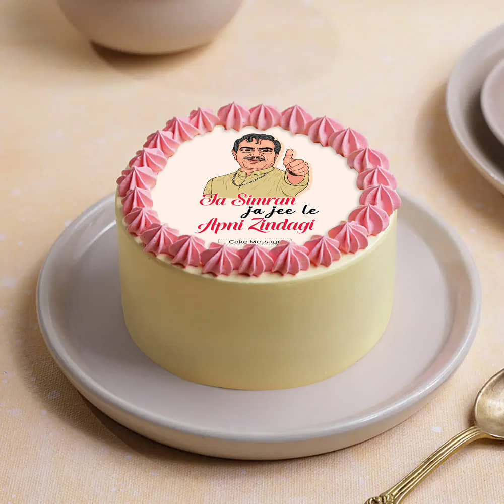 Jaa Simran Jaa Bride To Be Cake