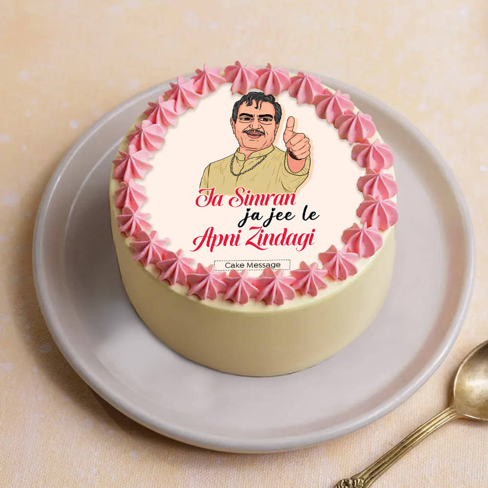 Jaa Simran Jaa Bride To Be Cake