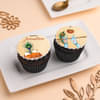 Janmashtami Choco Cupcake Duo