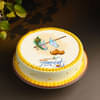 Side View of Krishna Janmashtami Special Cake