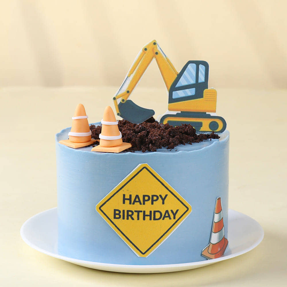 JCB Groundwork Birthday Cake