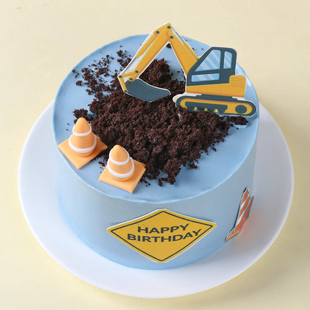 JCB Groundwork Birthday Cake