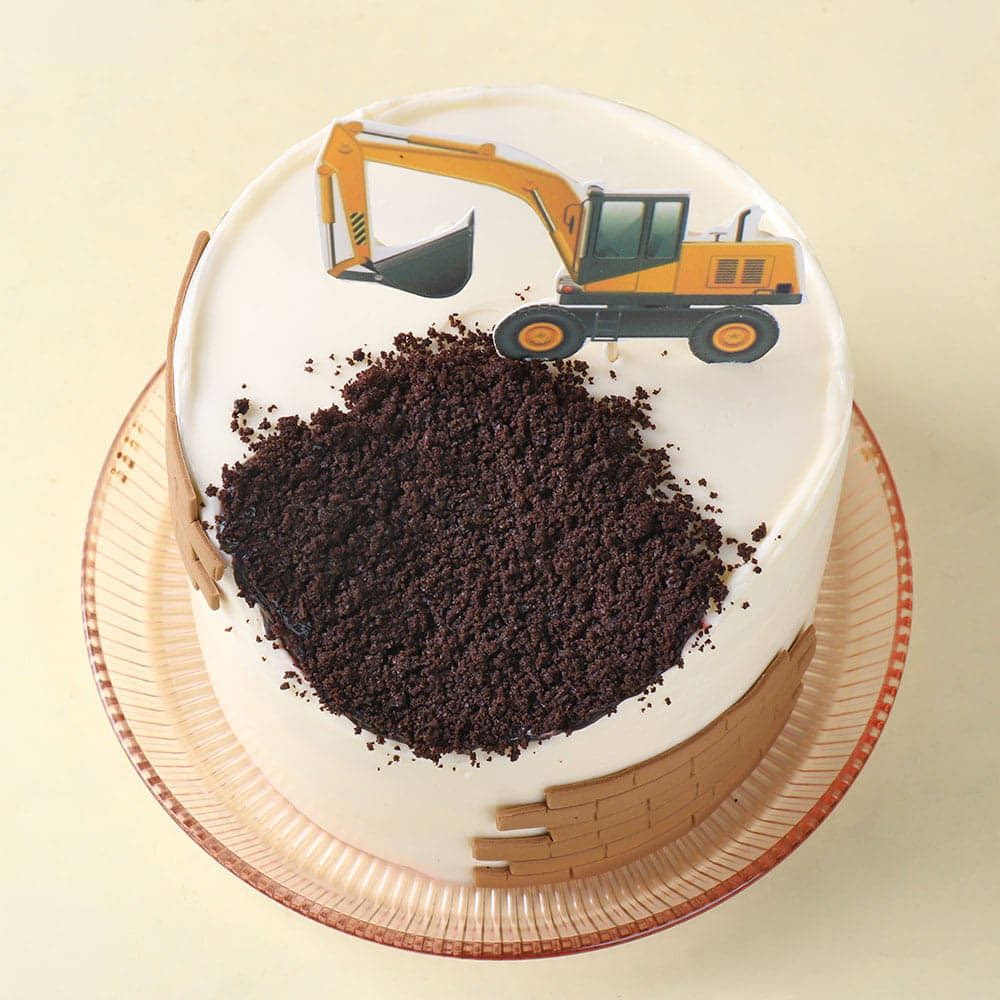 JCB Wall Breaker Cake