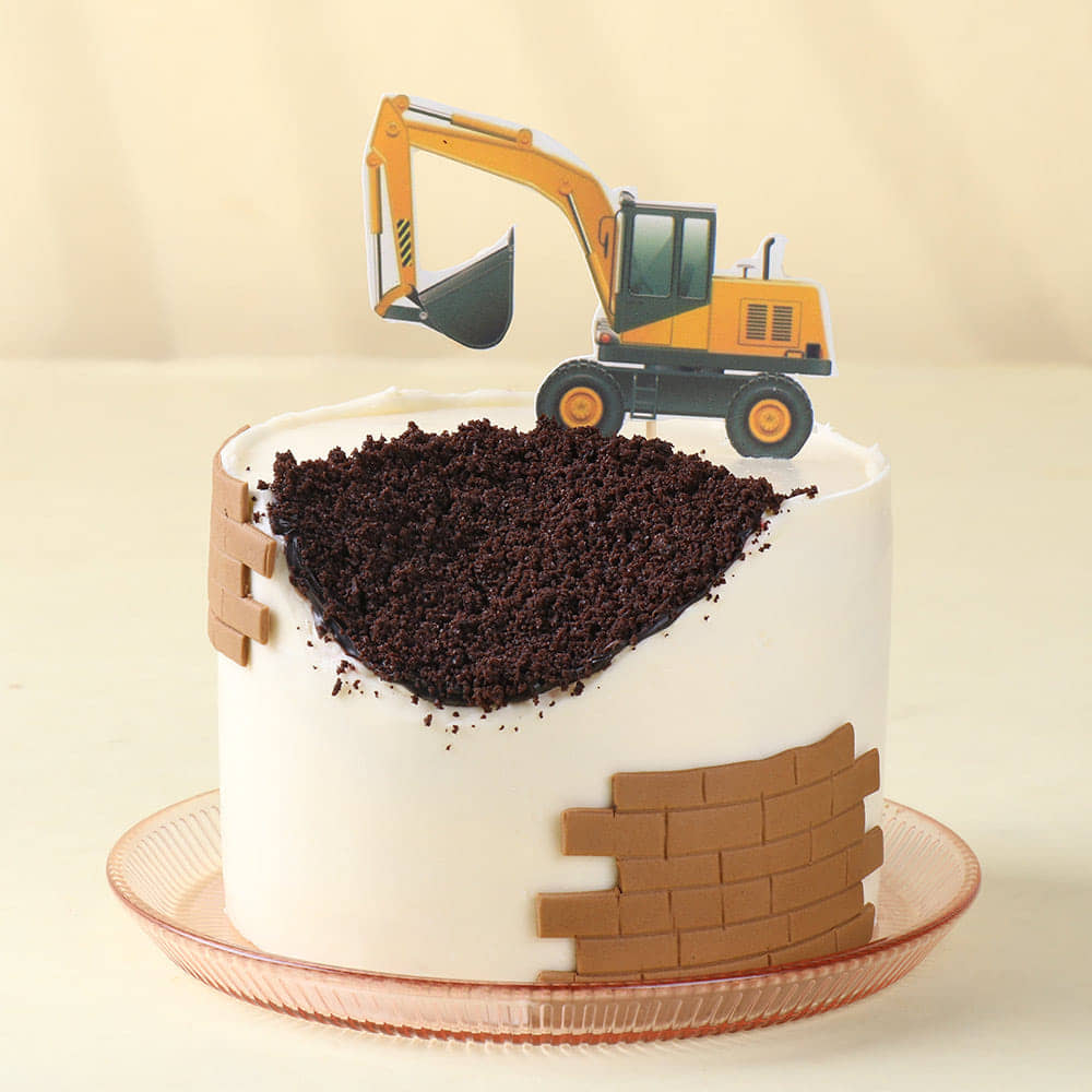 JCB Wall Breaker Cake