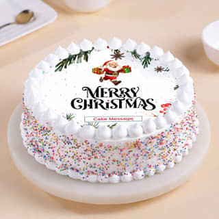 Jolly Santa Christmas Cake