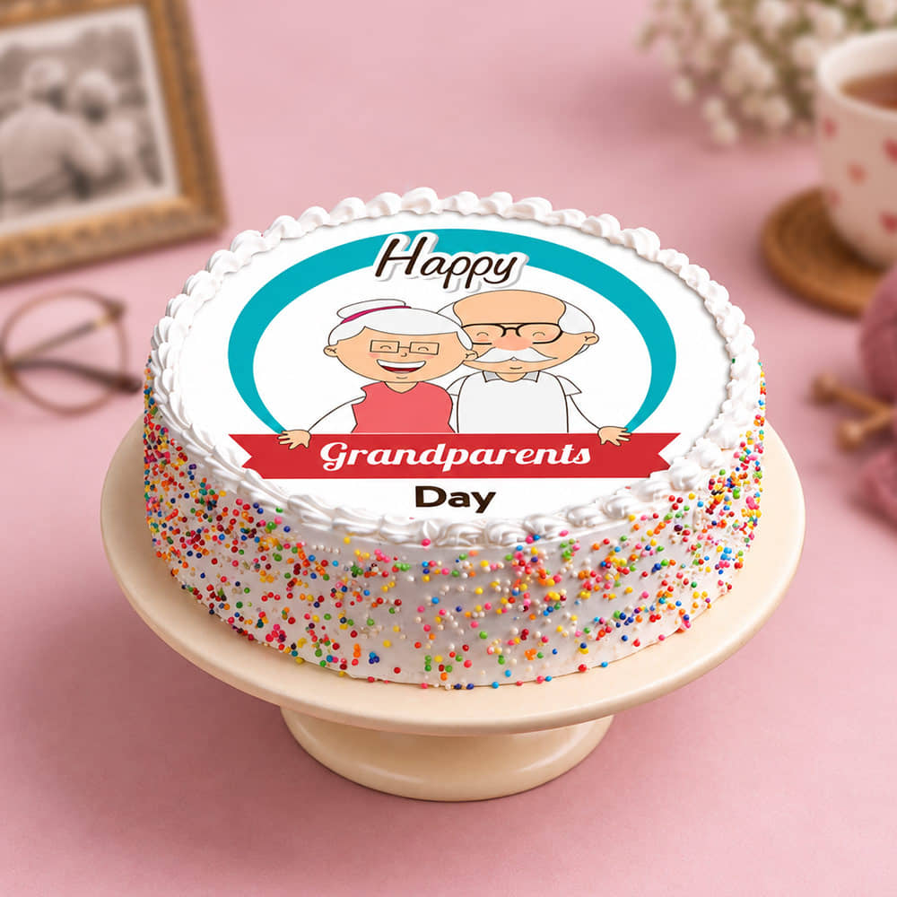 Joyful Grandparents Day Cake Joyful Grandparents Day Cake