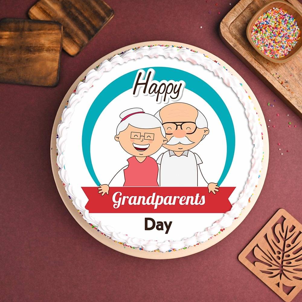 Joyful Grandparents Day Cake
