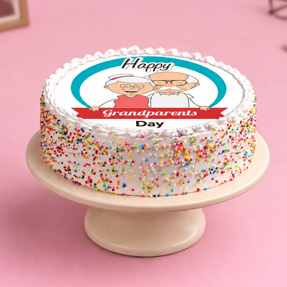 Joyful Grandparents Day Cake