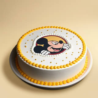 Joyous Mickey Mouse Cake