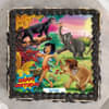 Jungle Book Birthday Poster Cake Square Shape