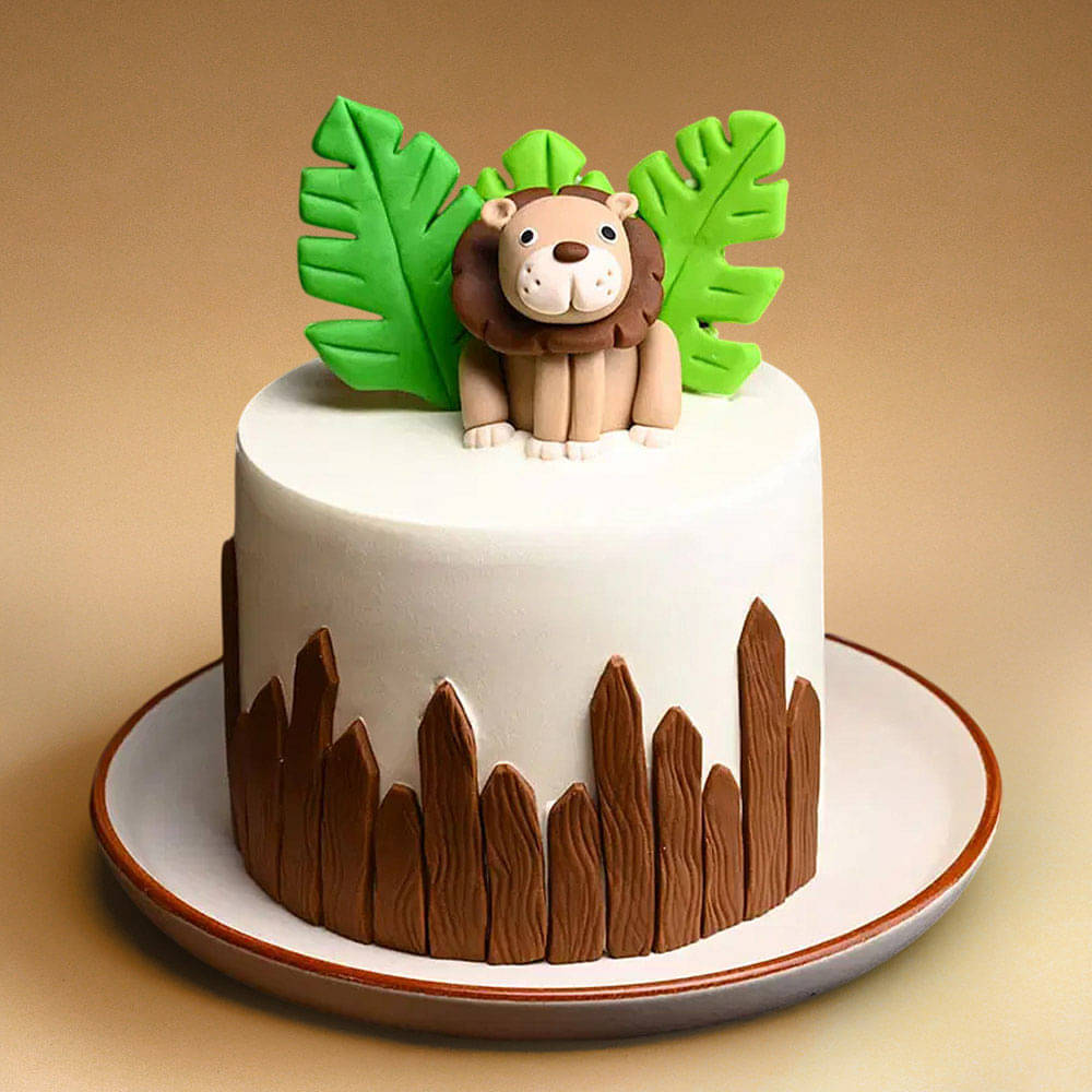 Jungle Joy Lion Cake Online
