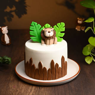 Jungle Joy Lion Cake Online