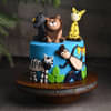 Jungle Safari Fondant Cake