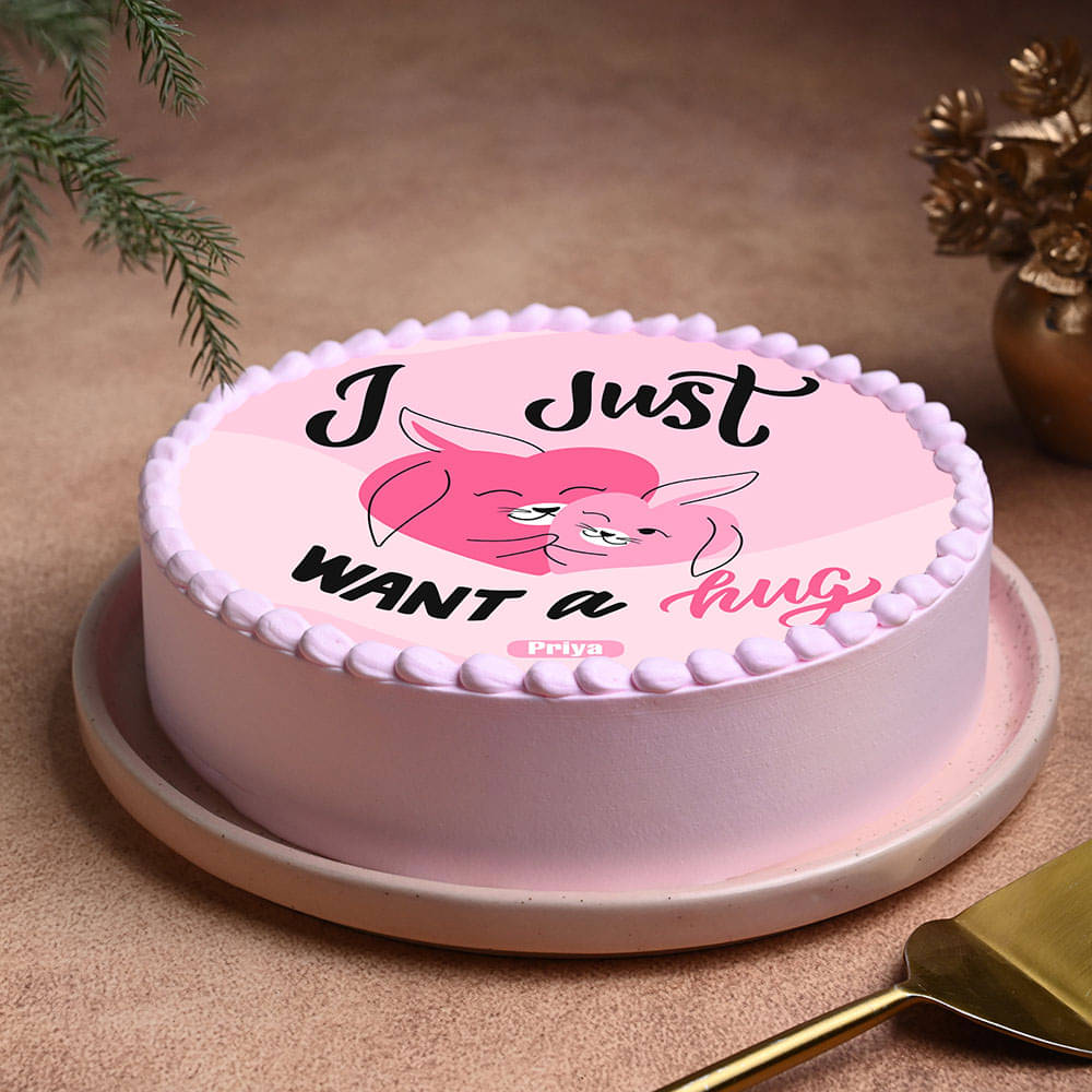 Just Want A Hug Cake